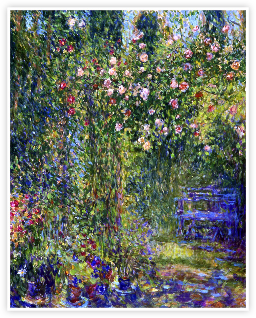 Lauras Garden - oil on canvas - 24inches X 30inches - SOLD