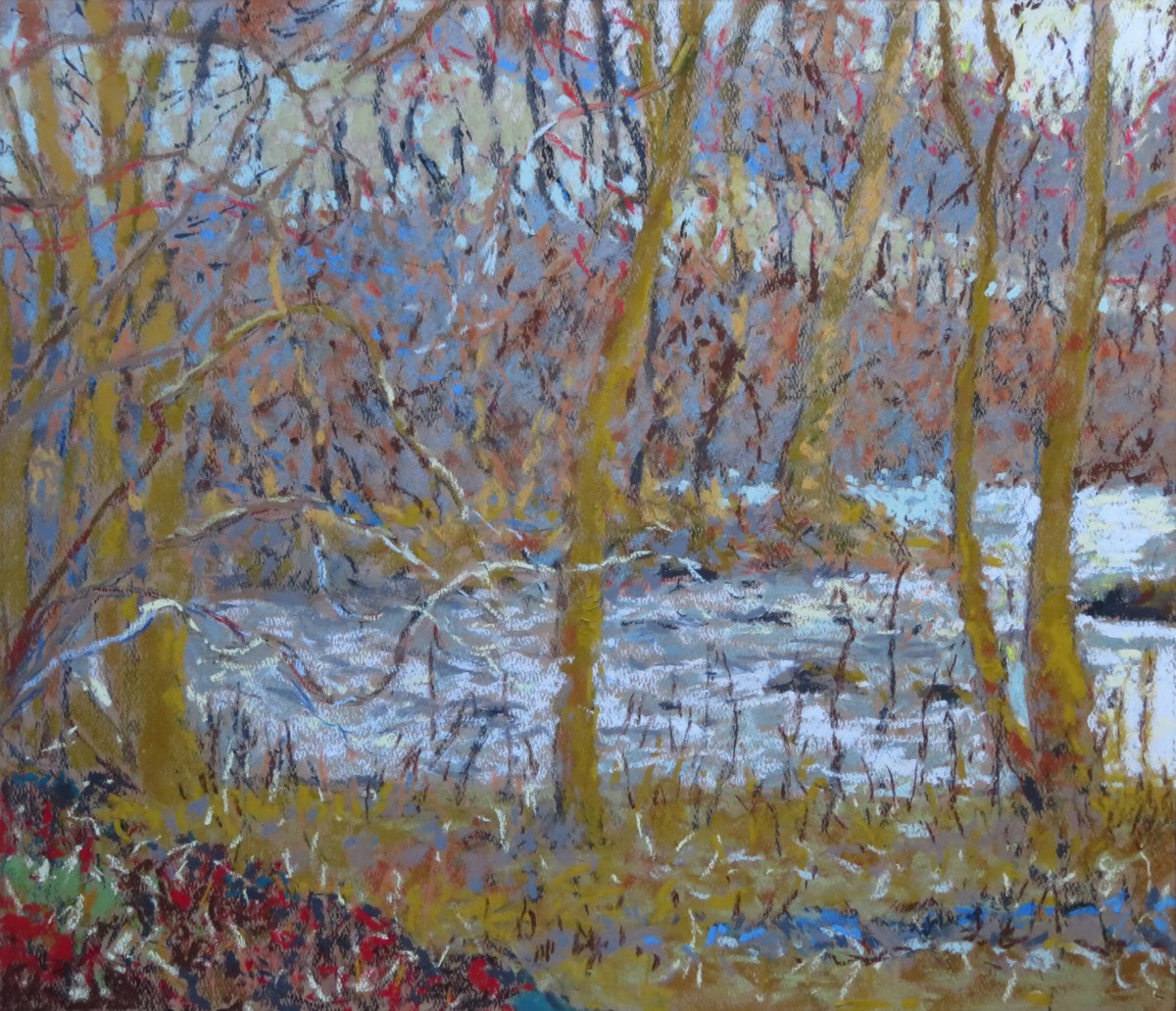 Cold morning by Rule Water - Pastel - 17.25 X 20 inches- Created 31st January 2021